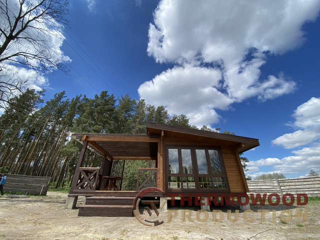 Строительство деревянных саун и бань под ключ в Украине и Европе фото