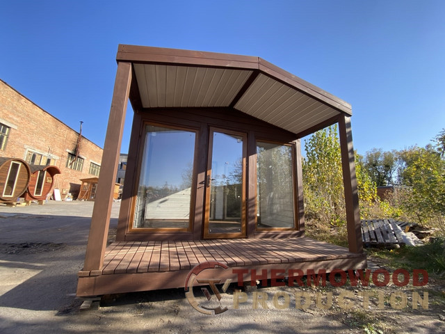 Строительство деревянных саун и бань под ключ в Украине и Европе фото