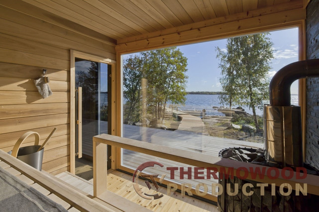 Строительство деревянных саун и бань под ключ в Украине и Европе фото