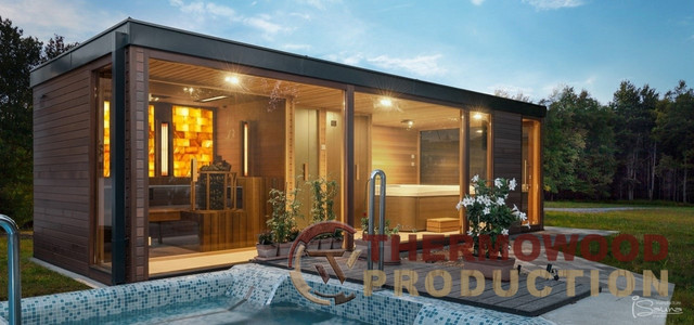 Строительство деревянных саун и бань под ключ в Украине и Европе фото