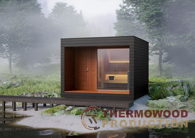 Строительство деревянных саун и бань под ключ в Украине и Европе фото