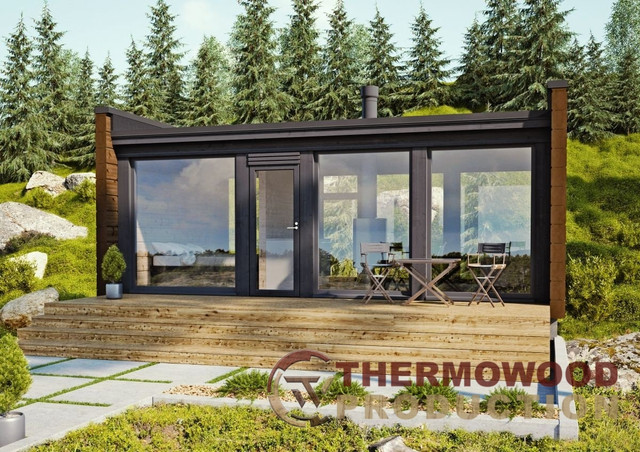 Строительство деревянных саун и бань под ключ в Украине и Европе фото