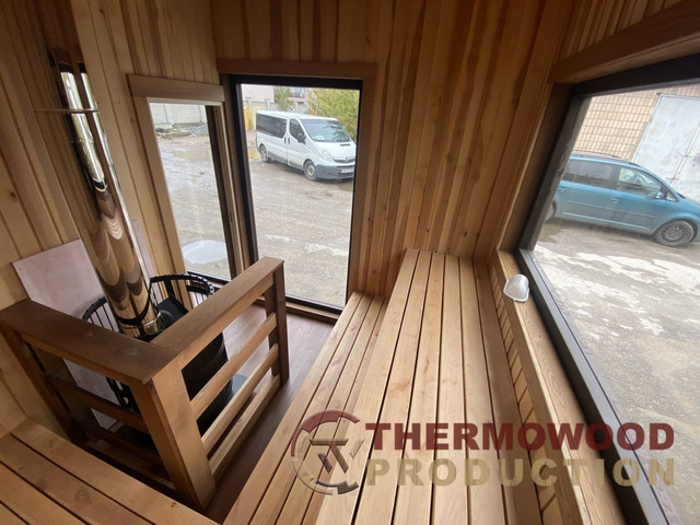 Строительство деревянных саун и бань под ключ в Украине и Европе фото