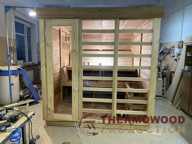 Строительство деревянных саун и бань под ключ в Украине и Европе фото