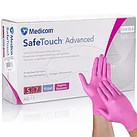 Перчатки нитрил малиновые Medicom XS