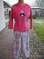 ( 8-9 років) Дитяча флісова піжама костюм теплий для дівчинки Б/У