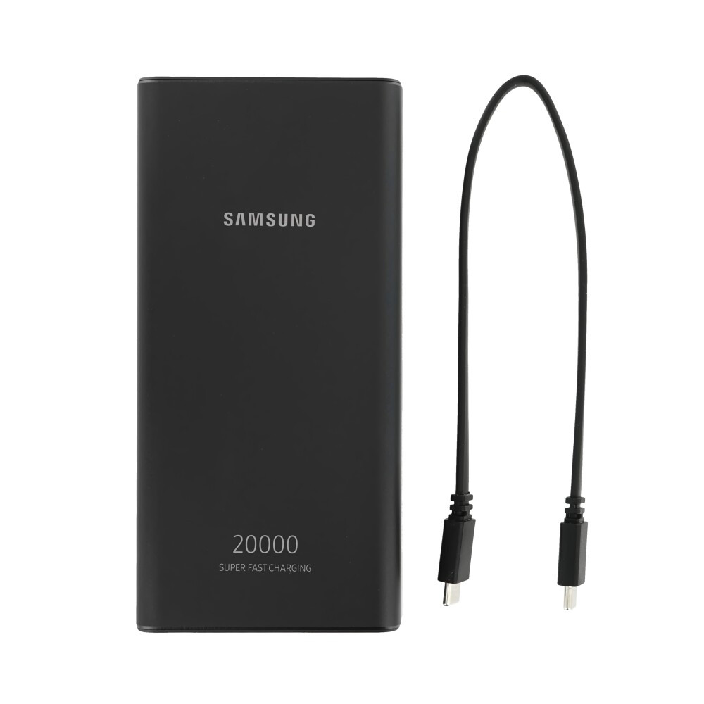 Мощный повербанк Samsung 25W 20000 mAH USB-A / 2xType-C EB-P5300XJEGEU Grey в металлическом корпусе - фото 4 - id-p1716458945
