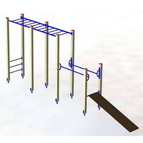 Вуличний спортивний гімнастичний комплекс "Рост" на майданчик