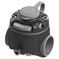 Монтажна система BORIKA FASTen FMr132 чорно-сіра d 30/32 мм для кріплення аксесуарів на трубах та поручнях (01.01.009.02.01)