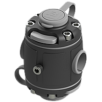 Монтажна система BORIKA FASTen FMr225 чорно-сіра d 22/25 мм для кріплення аксесуарів на трубах та поручнях (01.01.010.02.01)