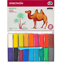 Пластилін "Захоплення" 18 кольорів, 288 г "Гамма" купити дешево оптом в інтернет-магазині