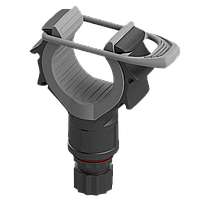 Тримач з притискачем BORIKA FASTen Rh100 чорно-сірий для фіксації предметів d від 15 до 50 мм (01.13.008.01.01)