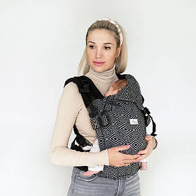 Ерго-рюкзак Di Sling Adapted Ілюзія Розмір 1 від 4.5 кг Сірий