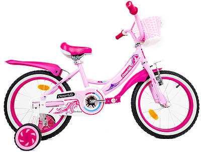 Дитячий велосипед рожевий для дівчинки 16" Crossride Vogue And Classic, на зріст 100-115 см