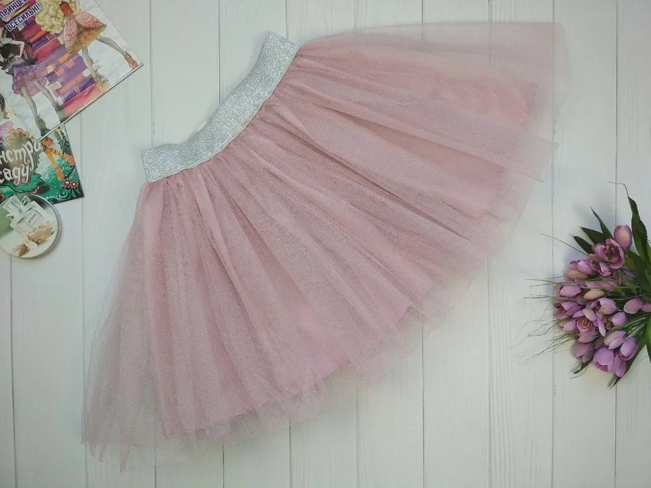 Фатиновая Юбка Нежно Розовая для Девочки 2-9 Лет — Купить Недорого на ...
