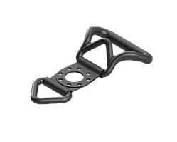 Ручка буксир BORIKA FASTen PHr204 чорна з буксирувальним кільцем для кріплення під замок моделі Fs219 (01.20.004.01.01)