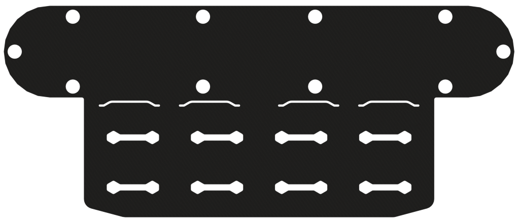 ПВХ кріплення BORIKA FASTen Pm255 чорне тип MOLLE для кріплення сумок на площадку TRk255 (01.20.008.01.01), фото 1