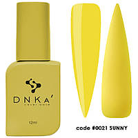 DNKa Cover Base №0021 Sunny - камуфлирующая база (теплый желтый), 12 мл