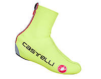 Велобахилы зимние неопреновые Castelli Diluvio C неоновые желтые S/M (EU 40-42)