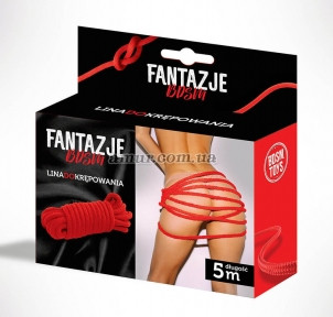 Мотузка Fantazje 5 м, червона