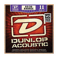 Струны для акустической гитары Dunlop DAB1152 80/20 Bronze Medium Light