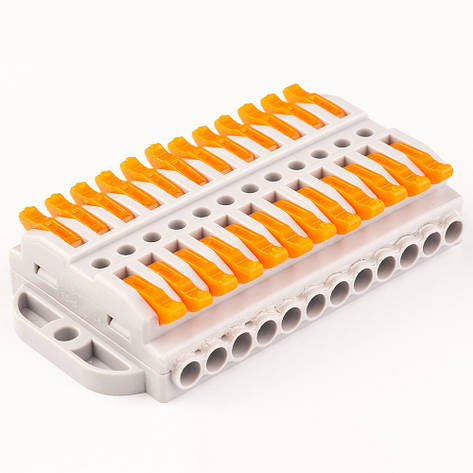 Клема будівельно-монтажна двостороння з кріпленнями СМК-7212, фото 1