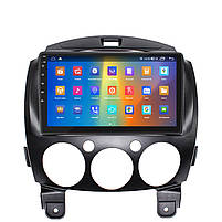 Штатна магнітола 9" Lesko для Mazda 2 II Рестайлінг (DE2) 2010-2014 4/64Gb CarPlay 4G Wi-Fi GPS Prime Маз 6 шт., фото 3