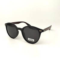 Солнцезащитные очки «Stone» c черной роговой оправой и темно-серой линзой