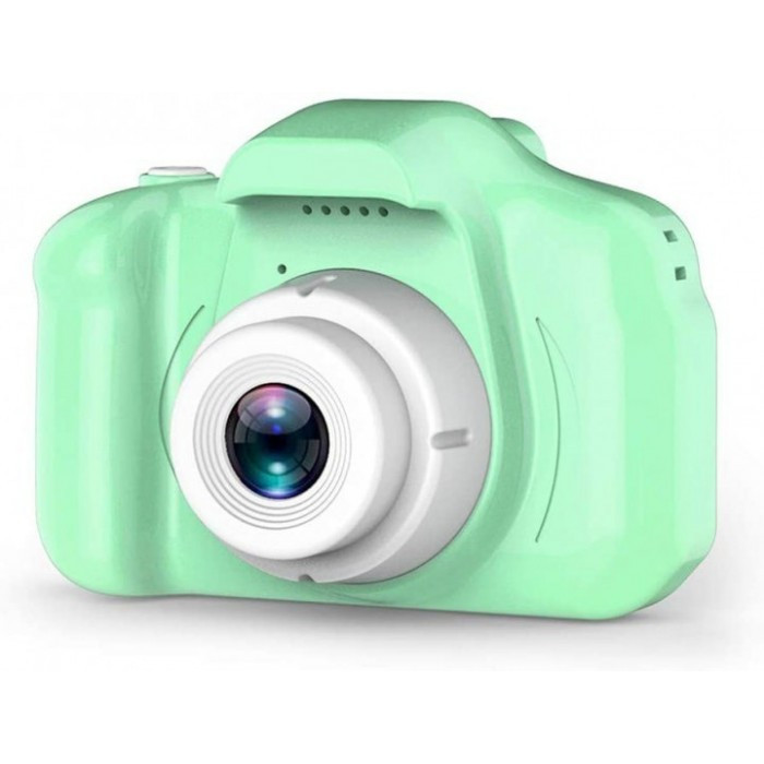 Детский цифровой фотоаппарат WOW Kids Camera GM14 Видеокамера Зеленый - фото 1 - id-p1716563924