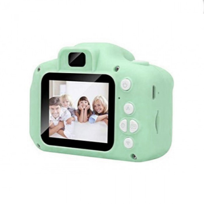 Детский цифровой фотоаппарат WOW Kids Camera GM14 Видеокамера Зеленый - фото 3 - id-p1716563924