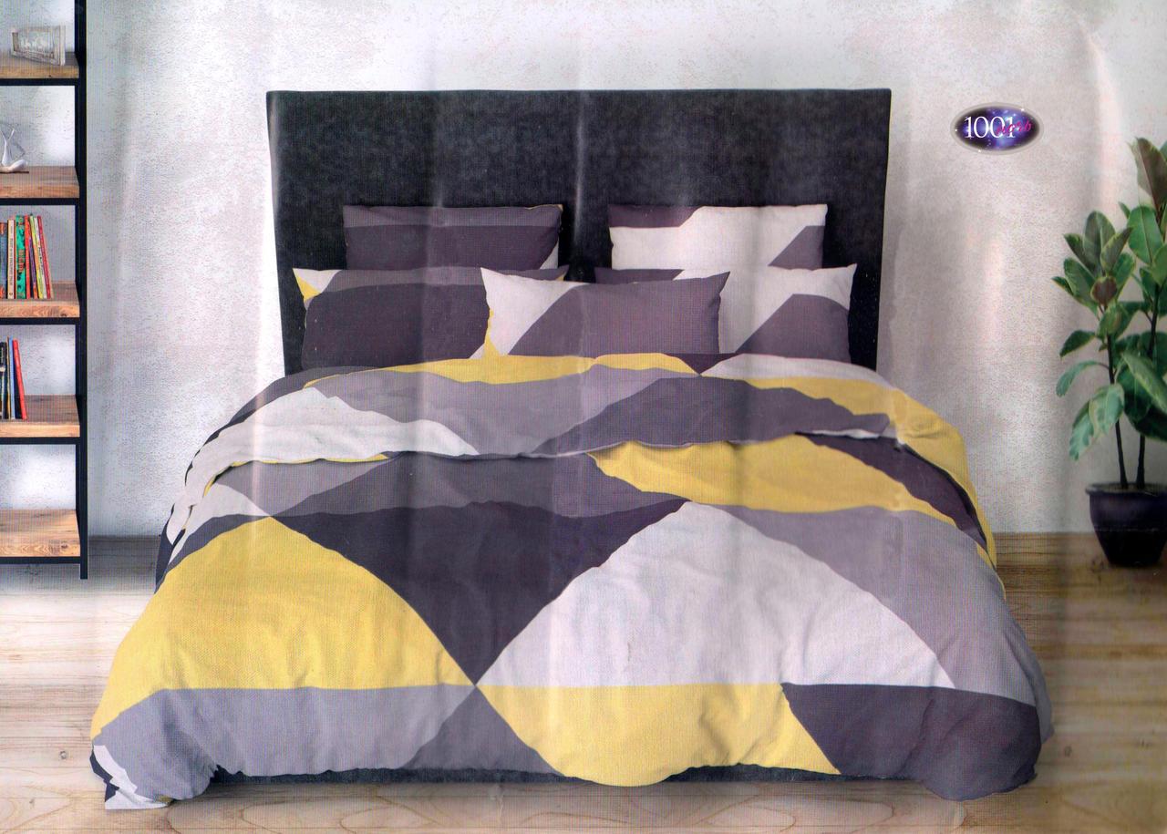 Набір постільної білизни Бязь Голд Люкс №бл523 Полуторний 150х220