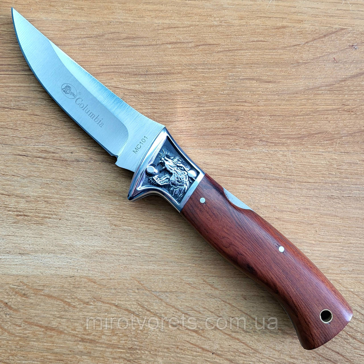 Уцінка. Ніж складаний Columbia Пантера, чохол, фото 1