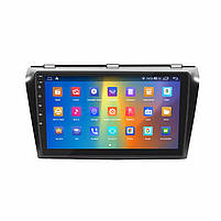 Штатна магнітола 9" Lesko для Mazda 3 I (BK) Рестайлінг 2006-2009 4/64Gb CarPlay 4G Wi-Fi GPS Prime Мазда 1 шт., фото 3