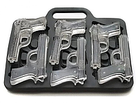 Форма для льда BauTech Пистолет силиконовая 3D Черный