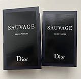 Парфумована вода (пробник) Christian Dior Sauvage Eau de Parfum 1 мл, фото 3