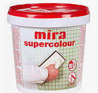 Затирка фуга Мира Суперколор (Mira Supercolour) для плитки и камня ведро 1,2 кг цвет зеленая №1650