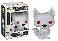 Фигурка Funko Pop Фанко Поп Лютоволк Призрак Ghost Игра престолов Game of Thrones 10см № 19 AEx Китай