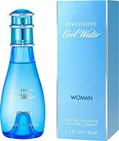 Davidoff Cool Water Woman туалетная вода, 50 мл