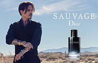 Johnny Depp і Sauvage від Christian Dior. Чоловіча новинка від Діор.