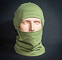 Балаклава Кіраса, стрейч-кулір, хакі, фото 2