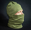 Балаклава Кіраса, стрейч-кулір, хакі, фото 4