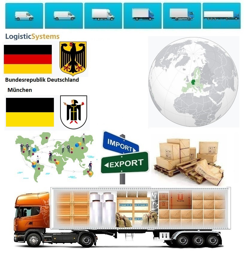 Вантажні перевезення з Мюнхена в Мюнхен разом з Logistic Systems.