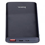 Повербанк, портативний зарядний пристрій Hoco J80A 10000mAh 22.5W Premium fully compatible QC 3.0/PD, чорний, фото 7