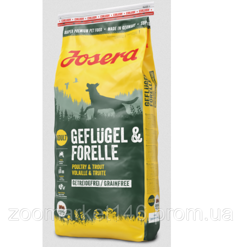 Сухий корм JOSERA Geflugel & Forelle