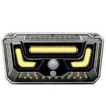 Вуличний настінний ліхтар із датчиком руху Bionic Light, Зовнішній ліхтар на сонячних батареях, фото 5