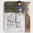 Спальний мішок Naturehike Double Sleeping Bag with Pillow "Tibetan antelope" NH21MSD06, фото 3