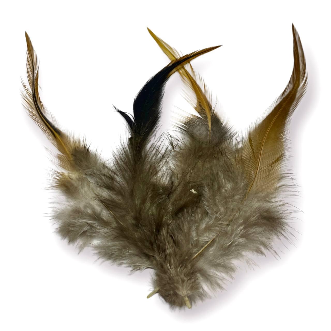 Пір'я куряче 10-15 см 20 шт., фото 1