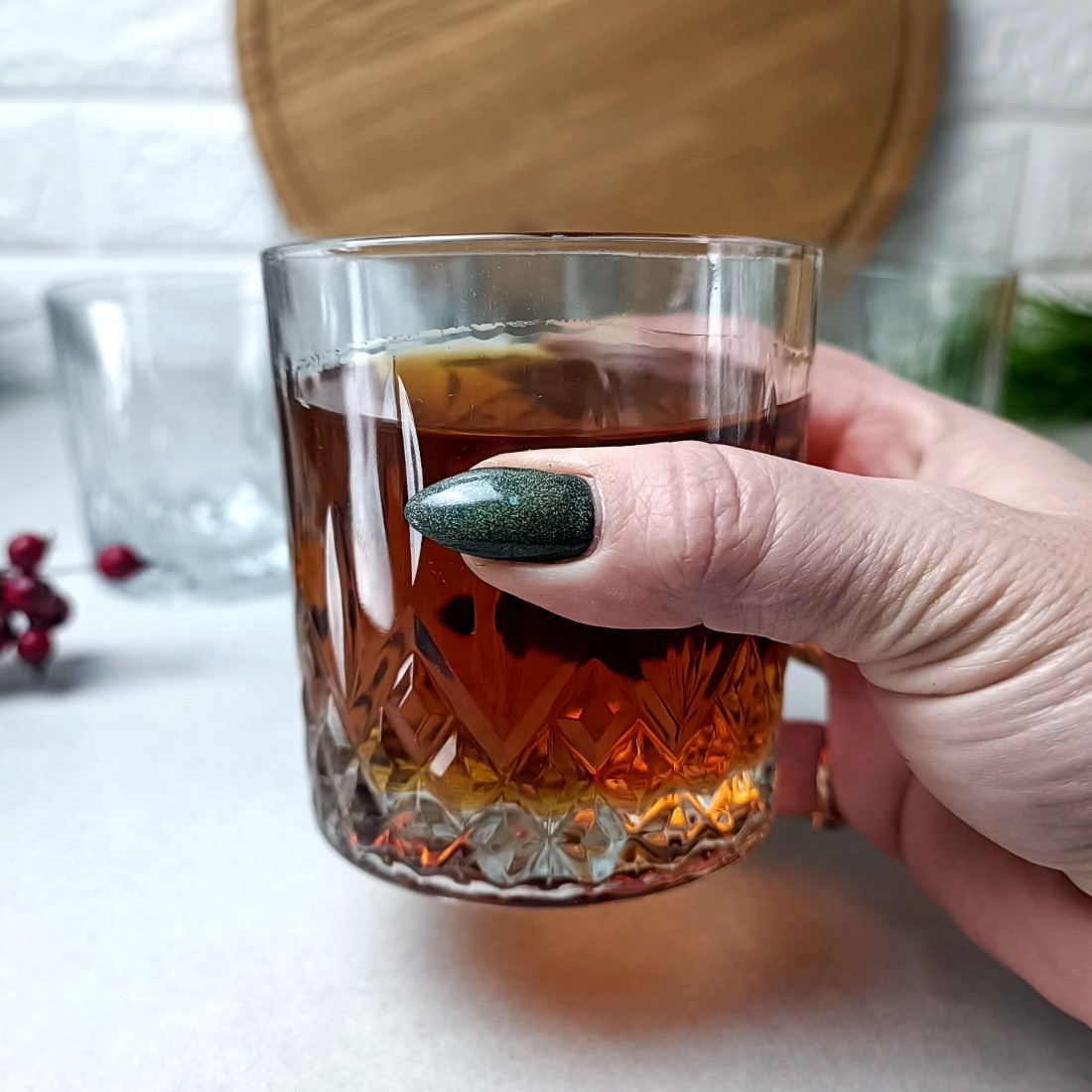 Набір склянок для віскі Ardesto Alba скло 6 шт х 330 мл