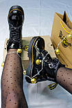 Черевики зимові Dr.Martens Jadon Black Patent лакові чорні, фото 3