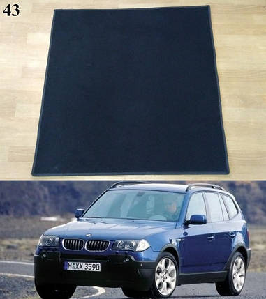 Ворсовий килимок багажника BMW X3 E83 '03-10, фото 1